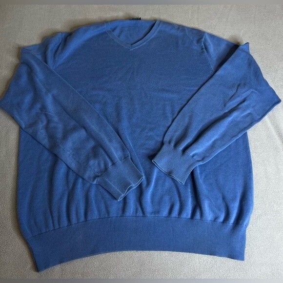 J. Crew V-Neck Sweater 100% Cotton for men’s Size M - Picture 1 of 16
